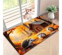 boiszeda Tappeto 3D per Tutte le Stanze con Illusioni Ottiche e Superficie in Velluto Cristallo Accogliente