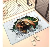 boiszeda Tappeto 3D per Tutte le Stanze con Illusioni Ottiche e Superficie in Velluto Cristallo Accogliente