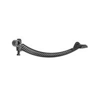 Boita 2.0 Pedale avviamento completa con vite effetto Carbonio Nero Lucido