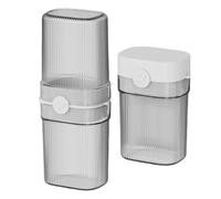 Boîte à de voyage, à de voyage, à brosse à dents avec couvercle, de stockage de dentifrice et support de barre de pour les voyages de Camping d'affaires