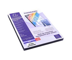 Boite de 100 plats pour relier pvc 20x100e - a4