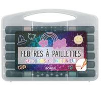 Boite de 12 feutres a paillettes (24 couleurs)