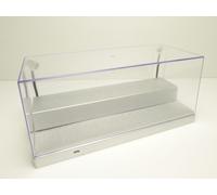 BOITE VITRINE SHOW CASE ECLAIRAGE LED argent 1/43 - 1/24