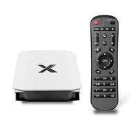 Boîtier Android TV Box 4 Go RAM 32 Go ROM, Processeur Quad-Core, WiFi Double Bande, Bluetooth, Codage H.265 HEVC, Extension Carte TF - Lecteur Multimédia