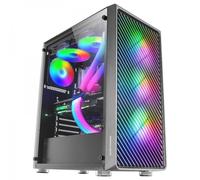BOITIER MOYEN TOUR ATX MARS GAMING MC-F RGB AVEC PANNEAU VITRÉ (NOIR)