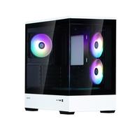 Boîtier PC Mini Tour senza alimentatore - ZALMAN P30 BW (Nero/Bianco) - Micro ATX/Mini-ITX - 3x120mm A-RGB - USB-C/3.0/Audio HD
