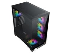 Case per PC - XIGMATEK - Endorphin Ultra (nero) - Mid-tower - Formato ATX - Ventole LED A-RGB - Nouvo
