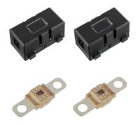 BOJACK 2 Pezzi ANS Portafusibili per Auto e 2 Pezzi Fusibili Midi Bolt-on ad Alta Corrente 175A Amp per Auto Camion Veicoli