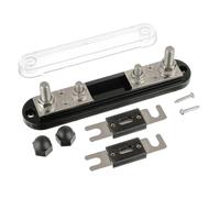 BOJACK Asiento de Fusibles ANL con 2 Fusibles ANL 600A, Terminal de Perno M10, Corriente Máxima 750A, Adecuado para Camiones, Automóviles, Barcos, etc.