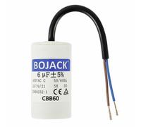 BOJACK CBB60 6uf 450V 50/60Hz Condensatore di Avviamento, SH Condensatori, Capacitor, condensatore di soppressione con filo