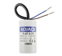 BOJACK CBB60 9uf 450V 50/60Hz Condensatore di Avviamento, SH Condensatori, Capacitor, condensatore di soppressione con filo