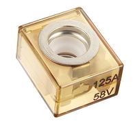 BOJACK Fusibile Terminale 125A Marine Rated Battery Fuse (MRBF) 58V DC Max IP66 Impermeabile per la Protezione del Circuito di Automobili Camper Gru Navi Pile di Ricarica (125 Amp)