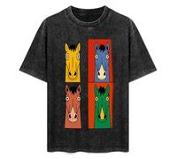 Bojack Horseman Mens T-Shirt Black Unisex Top Tee XL