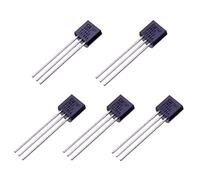 BOJACK TMP36 - Sensori di temperatura a 3 pin TMP36GZ, sensore di temperatura Celsius ad alta precisione, confezione da 5 pezzi
