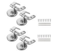 BOJHGO 4 Pezzi Cerniere universali for Sedile WC di Ricambio in Acciaio Inossidabile Set Accessori for Coperchio Riparazione Fai da Te for copriwater