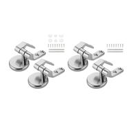 BOJHGO 4 Pezzi Cerniere universali for Sedile WC di Ricambio in Lega Zinco Set Accessori for Coperchio Adatti alla Maggior Parte dei sedili copriwater