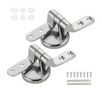 BOJHGO Cerniera for Sedile WC in Lega di Zinco Universale, Set 2 Cerniere for Fissaggio Coperchio Superiore con rondella Regolabile, Accessori Ricambio