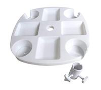 Boji Tavolo da ombrellone per bevande e snack, ideale per giardino, mare o piscina