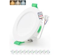 Bojim Faretti a LED Soffitto da Incasso per Cartongesso 4W Foro 55mm - 68mm, IP44 Luce Calda Naturale Fredda per Bagno Cucina Scale Salotto e Cameretta 10 Pezzi