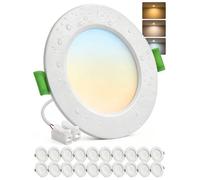 Bojim Faretti LED da Soffitto Faretto Incasso per Cartongesso 5W Foro 68mm - 80mm, 220V 230V Luce Calda Naturale Fredda IP44 per Bagno Cucina Controsoffitto, 20 Pezzi