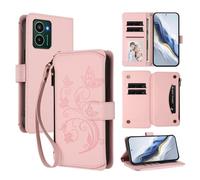 bojioderf Compatibile con Nokia HMD Pulse/Pro/Pulse Plus Custodia magnetica con supporto in pelle PU Pink