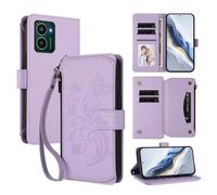 bojioderf Compatibile con Nokia HMD Pulse/Pro/Pulse Plus Custodia magnetica con supporto in pelle PU Purple