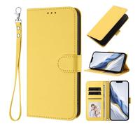 bojioderf Compatibile con Oppo A6 Pro (5G / 4G) / F31 5GCustodia Portafoglio con scomparto per carte Chiusura magnetica Supporto Yellow