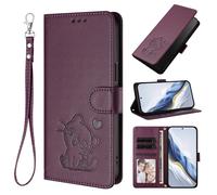 bojioderf Compatibile con Oppo K13 Turbo 5G,Compatibile con Oppo K13 Turbo Pro 5GCustodia per telefono con portacarte Flip Kickstand Violet