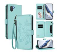 bojioderf Compatibile con Sharp Aquos R2 sh / 03k shv42 Custodia magnetica con supporto in pelle PU Mint