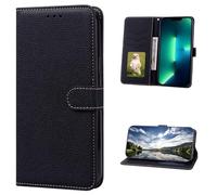 bojioderf Compatibile con Xiaomi Mi 8 Lite M1808D2TG Custodia,Compatibile con Xiaomi Mi 8 Lite M1808D2TG Portacarte Fibbia magnetica Flip Stand Cover Black