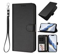 bojioderf Compatibile con ZTE Blade A35e Z2466 Custodia Portafoglio con scomparto per carte Chiusura magnetica Supporto Black