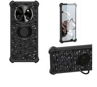 bojioderf Custodia Comaptibile per Blackview Oscal Tiger 8 Case Custodia [ con 9H HD Vetro Temperato] Cover Supporto PC + Silicone TZZH-Hei