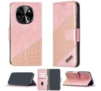 bojioderf Custodia Comaptibile per Blackview Oscal Tiger 8 Case Custodia Cover Supporto Premium in PU [ con 9H HD Vetro Temperato] BF04 Pink