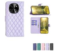 bojioderf Custodia Comaptibile per Blackview Oscal Tiger 8 Case Custodia Cover Supporto Premium in PU [ con 9H HD Vetro Temperato] XXF Purple