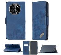 bojioderf Custodia Comaptibile per Blackview Oscal Tiger 8 Case Custodia Cover Supporto Premium in PU [ con 9H HD Vetro Temperato] BF04 Blue
