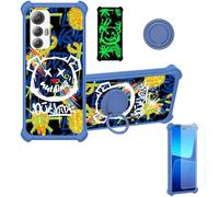 bojioderf Custodia Comaptibile per Cubot Max 5 MAX5 5G Case Custodia [ con 9H HD Vetro Temperato] Cover Supporto PC + Silicone JSL-TYX