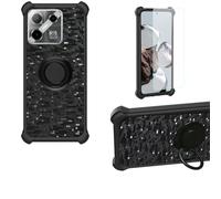bojioderf Custodia Comaptibile per Doogee Blade GT PRO Case Custodia [ con 9H HD Vetro Temperato] Cover Supporto PC + Silicone TZZH-Hei