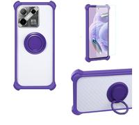 bojioderf Custodia Comaptibile per Doogee Blade GT PRO Case Custodia [ con 9H HD Vetro Temperato] Cover Supporto PC + Silicone CSKB-ZI