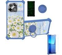 bojioderf Custodia Comaptibile per Doogee Blade GT PRO Case Custodia [ con 9H HD Vetro Temperato] Cover Supporto PC + Silicone YGL-CJ