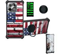 bojioderf Custodia Comaptibile per Doogee Blade GT PRO Case Custodia [ con 9H HD Vetro Temperato] Cover Supporto PC + Silicone YGH-GQ