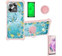bojioderf Custodia Comaptibile per Doogee Blade GT PRO Case Custodia [ con 9H HD Vetro Temperato] Cover Supporto PC + Silicone JSF-YHD