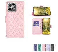 bojioderf Custodia Comaptibile per Doogee Blade GT PRO Case Custodia Cover Supporto Premium in PU [ con 9H HD Vetro Temperato] XXF Pink