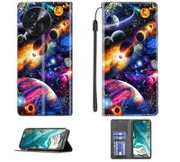 bojioderf Custodia Comaptibile per Doogee Note 59 Case Custodia Cover Supporto Premium in PU [ con 9H HD Vetro Temperato] CPT31