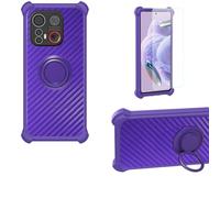 bojioderf Custodia Comaptibile per Emporia Me.6 Case Custodia [ con 9H HD Vetro Temperato] Cover Supporto PC + Silicone TZZH-ZI