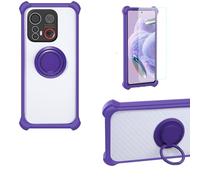 bojioderf Custodia Comaptibile per Emporia Me.6 Case Custodia [ con 9H HD Vetro Temperato] Cover Supporto PC + Silicone CSKB-ZI