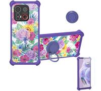 bojioderf Custodia Comaptibile per Emporia Me.6 Case Custodia [ con 9H HD Vetro Temperato] Cover Supporto PC + Silicone IMDZ-HUA1