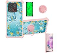 bojioderf Custodia Comaptibile per Emporia Smart.6 Case Custodia [ con 9H HD Vetro Temperato] Cover Supporto PC + Silicone JSF-YHD