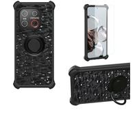 bojioderf Custodia Comaptibile per Emporia Smart.7 Lite Case Custodia [ con 9H HD Vetro Temperato] Cover Supporto PC + Silicone TZZH-Hei