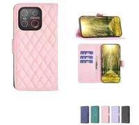 bojioderf Custodia Comaptibile per Emporia Smart.ME7 Case Custodia Cover Supporto Premium in PU [ con 9H HD Vetro Temperato] XXF Pink
