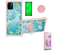 bojioderf Custodia Comaptibile per Energizer U506S Case Custodia [ con 9H HD Vetro Temperato] Cover Supporto PC + Silicone JSF-YHD